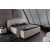 Design ágy Lunara 180x200cm szürkés bézs bouclé