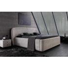 Design ágy Lunara 180x200cm szürkés bézs bouclé