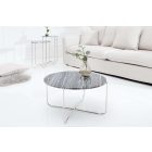 Design dohányzóasztal Tristen 62 cm szürke márvány