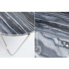 Design dohányzóasztal Tristen 62 cm szürke márvány