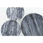 Design dohányzóasztal Tristen 62 cm szürke márvány