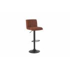 Design bárszék Walnut vintage barna bársony