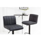 Design bárszék Walnut vintage szürke bársony