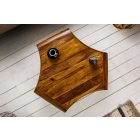 Design dohányzóasztal Lorelei 90 cm sheesham