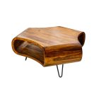 Design dohányzóasztal Lorelei 90 cm sheesham