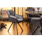 Design forgószék Joe antracit szürke