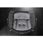 Design forgószék Joe antracit szürke