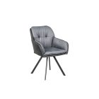 Design forgószék Joe antracit szürke