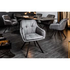 Design forgószék Joe szürke