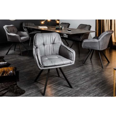 Design forgószék Joe szürke