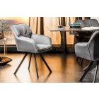 Design forgószék Joe szürke