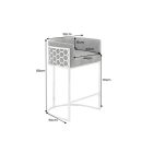 Luxus bárszék Prestige ezüst - szürke bársony 