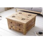 Dohányzóasztal Thunder 70 cm mangó fiókos