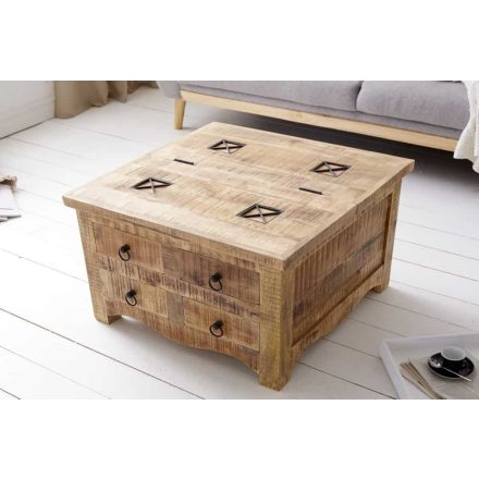 Dohányzóasztal Thunder 70 cm mangó fiókos