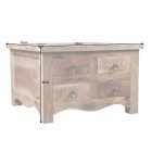 Dohányzóasztal Thunder 70 cm mangó fiókos