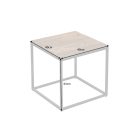 Oldalsó asztal Shark 40 cm teak