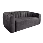 Stílusos 3 személyes kanapé Kalei 200 cm antracit bársony