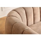 Stílusos 3 személyes kanapé Kalei 200 cm bézs bársony