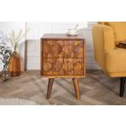 Stílusos éjjeliszekrény Justice 56cm sheesham