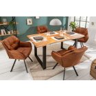 Design forgószék Joe világosbarna