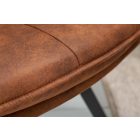 Design forgószék Joe világosbarna