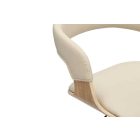 Design forgó bárszék Uriela tölgy / bézs 