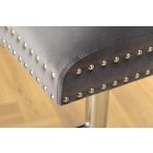 Luxus bárszék Queen szürke bársony