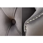 Luxus bárszék Queen szürke bársony