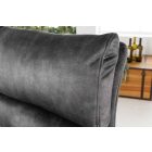 Elegáns bárszék Lunor sötétszürke bársony