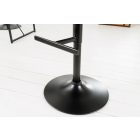 Elegáns bárszék Lunor mustársárga bársony