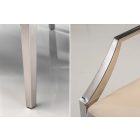 Stílusos szék Rococo II bézs bársony kéztámlával 