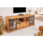 Design komód Santuzza 160 cm üveg ajtós fenyő