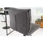 Elegáns bárszék Lunor szürke kord