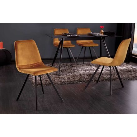 Stílusos szék Rotterdam Retro mustársárga