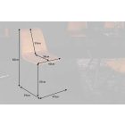 Stílusos szék Rotterdam Retro mustársárga