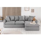 Sarok ülőgarnitúra Eden 255 cm szürke