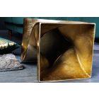 Design lerakóasztal Spin 45 cm arany aluminium