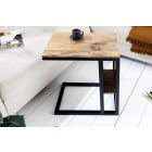 Design asztal laptophoz tárolóhellyel Maliha 45 cm mangó