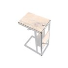 Design asztal laptophoz tárolóhellyel Maliha 45 cm mangó