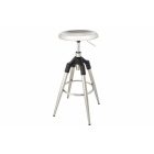 Stílusos bárszék Arvion szálcsiszolt ezüst