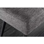 Design ülőpad Bailey 100 cm szürke struktúrált szövet