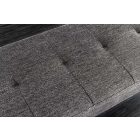 Design ülőpad Bailey 100 cm szürke struktúrált szövet