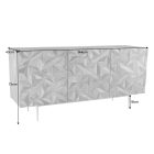 Design komód Halia Honey 150 cm sheesham