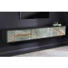 Design függő TV asztal Quillon 160 cm természetes kőből
