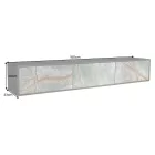 Design függő TV asztal Quillon 160 cm természetes kőből