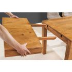 Stílusos bővíthető étkezőasztal RoyalWood 120-200 cm akác