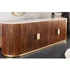 Design komód Daichi 170 cm mangó / fehér márvány