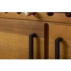 Stílusos komód Thunder 195 cm vintage barna fenyő 