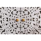 Stílusos komód Noelle 170 cm fehér mangó