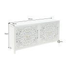 Stílusos komód Noelle 170 cm fehér mangó